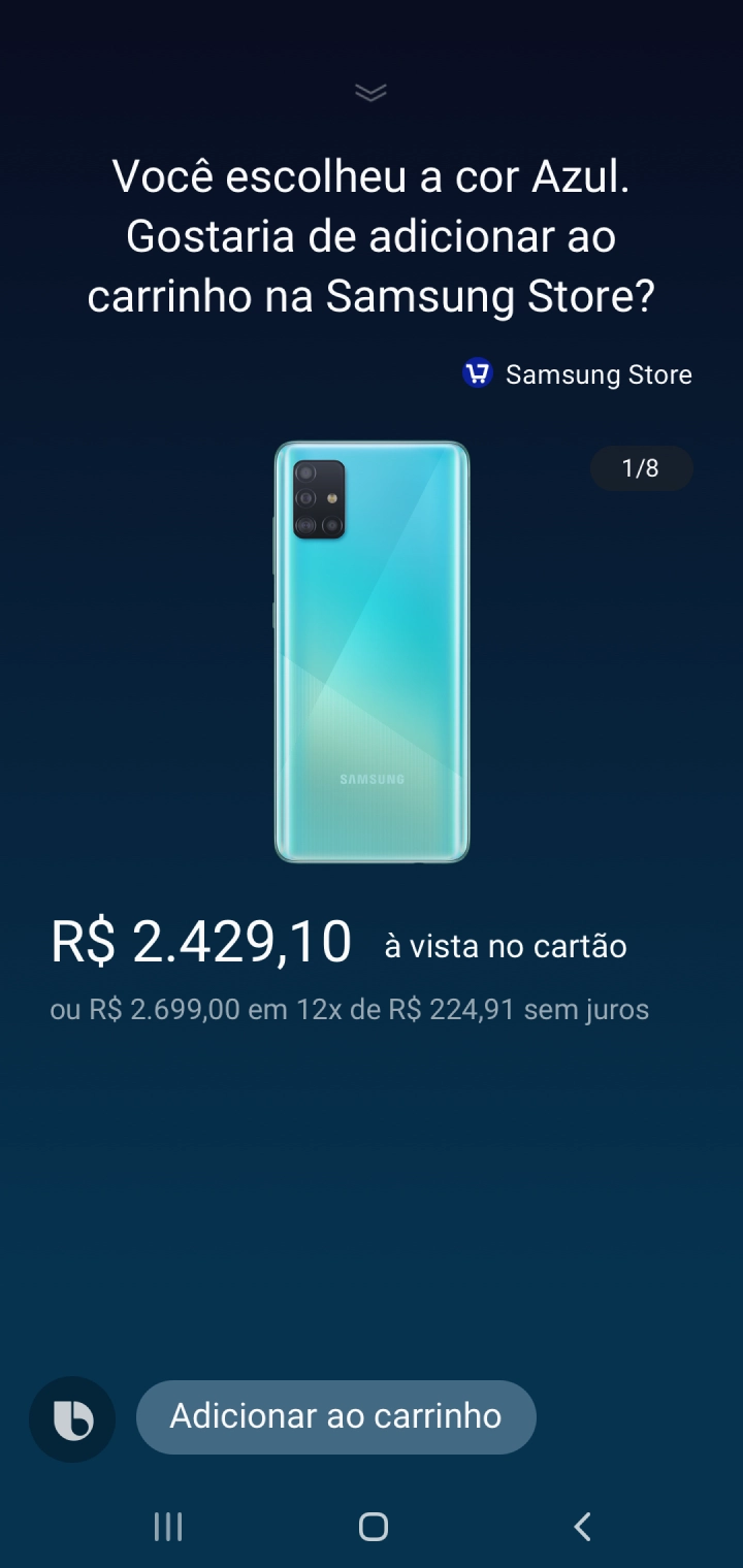 Bixby Samsung Store sample 6