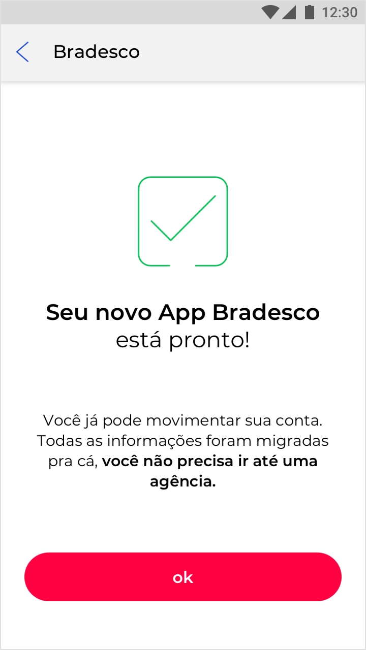 Bradesco app sample 4